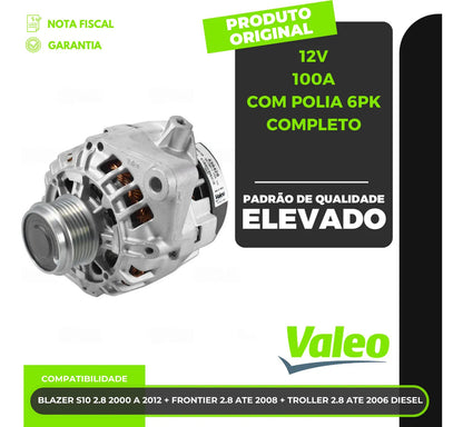 Alternador Para Gm S10 2.8 Nissan Frontier Xterra Troller T4