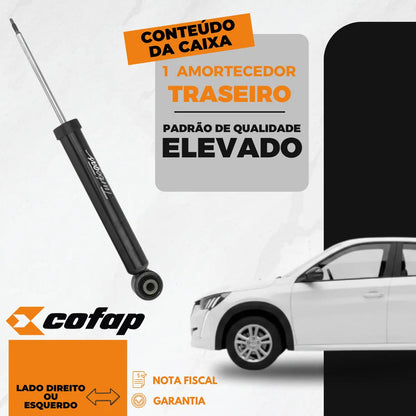 Amortecedor Traseiro Original Cofap 208 2020 Até 2024