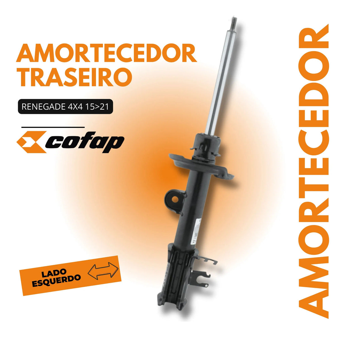 Amortecedor Traseiro Esquer Renegade 4x4 15/21 Cofap Gp33231