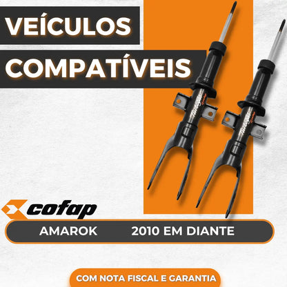 Par Amortecedores Dianteiros Cofap Amarok 2010 Em Diante