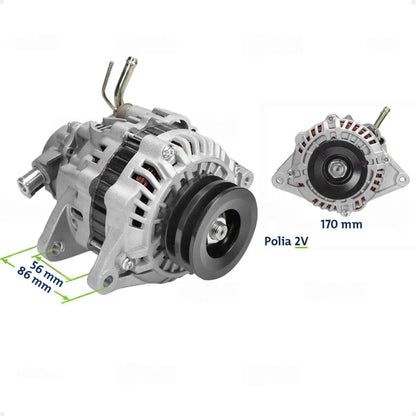 Alternador L200 2.5 99 A 12 Pajero 2.5 07 A 09 12v 105a