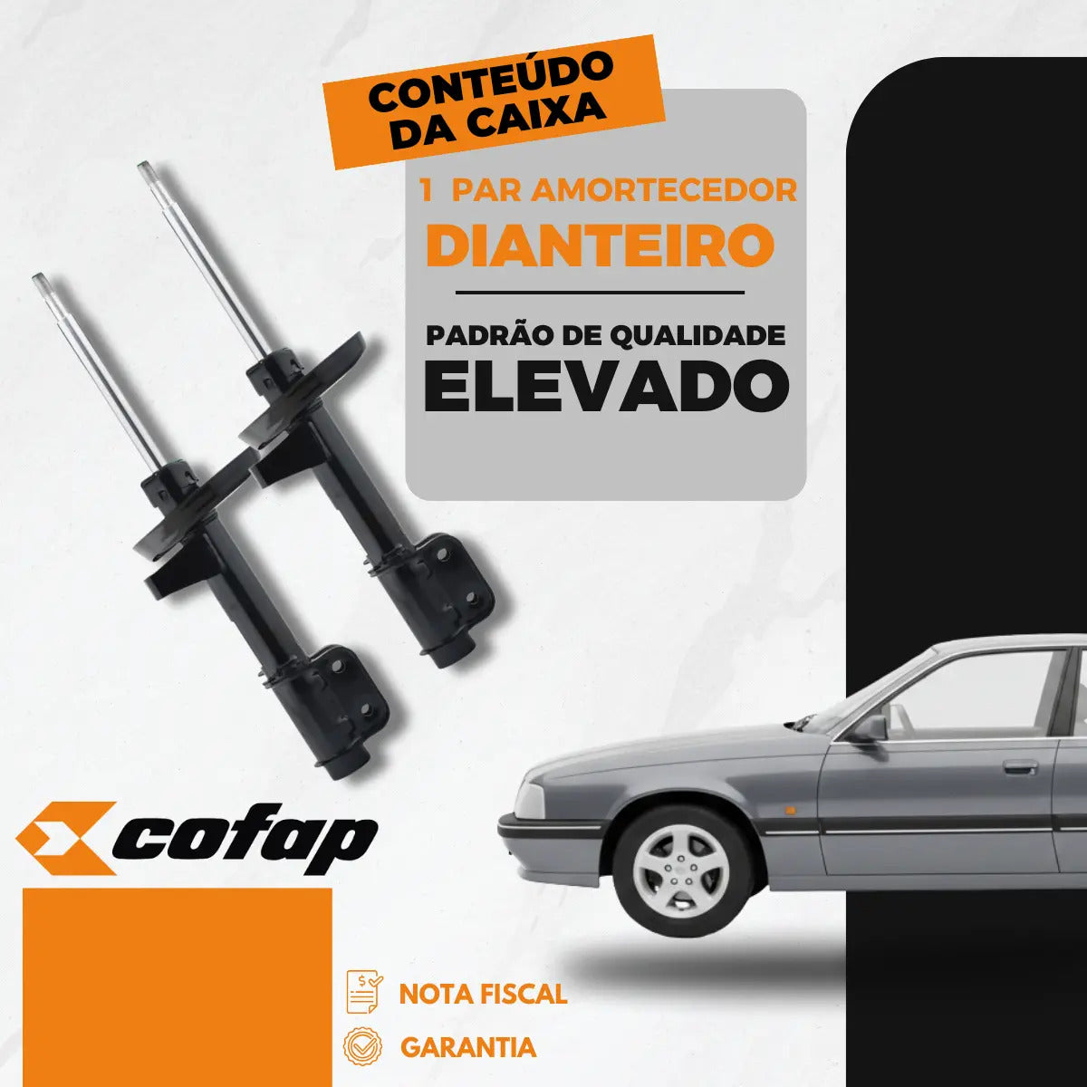 Par Amortecedor Dianteiro  Suprema 3.0 4.1 Ate 1996 Cofap