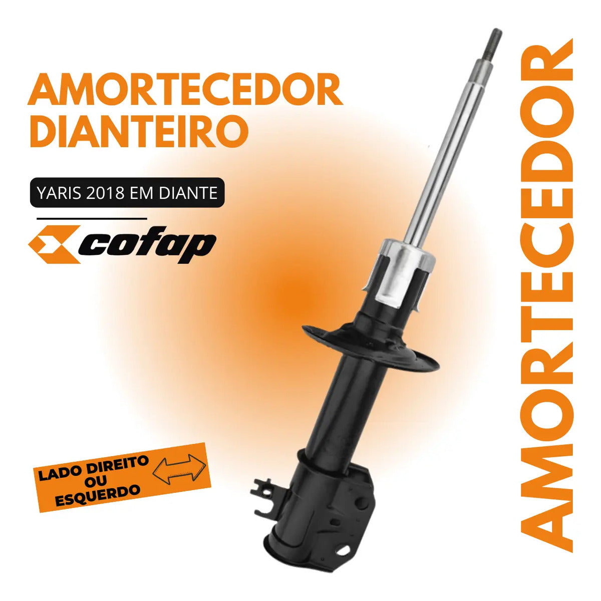 Amortecedor Dianteiro Yaris Automático Original Cofap