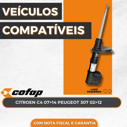 Amortecedor Dianteiro Esquerdo 307 02-12 Cofap Gp32691