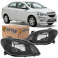 Farol H4 Gm Celta Prisma 2006 A 2011 Máscara Negra Arteb