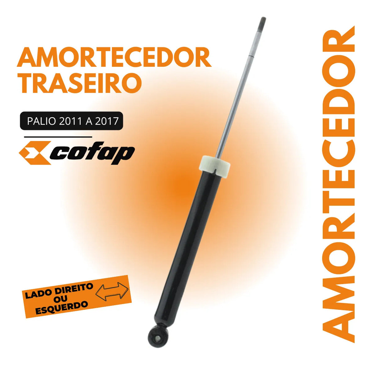 Amortecedor Traseiro Cofap Novo Palio 2011 A 2017