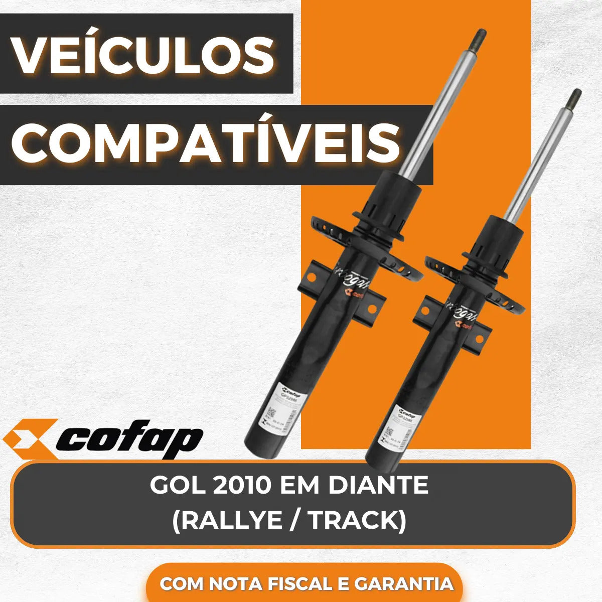 Par Amortecedor Dianteiro Gol G5 Rallye 2011 Cofap Original
