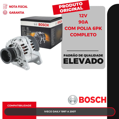 Alternador Daily Scudato Diesel Original Bosch