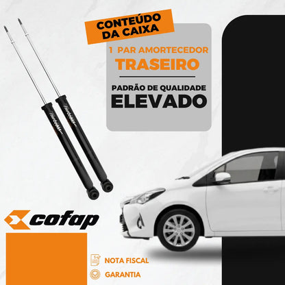 Par Amortecedor Traseiro Yaris 2018 Em Diante - Cofap