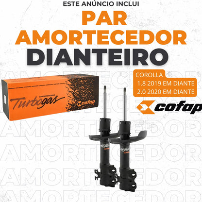 Par Amortecedor Dianteiro - Cofap - Gp33412 - Gp33413