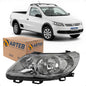 Farol Masca Cromo Onix Defletor Saveiro G5 2009 A 2012 Arteb