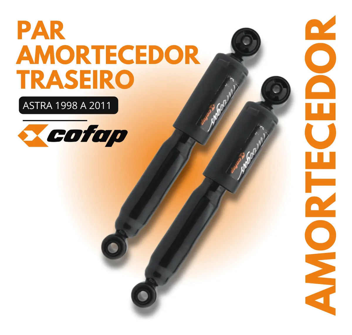 Par Amortecedor Traseiro Cofap Astra Hatch Sedan 1.8 2.0