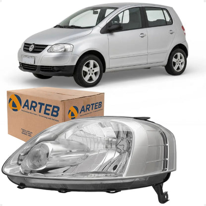 Farol Vw Fox Spacefox Crossfox 2004 A 2009 Arteb