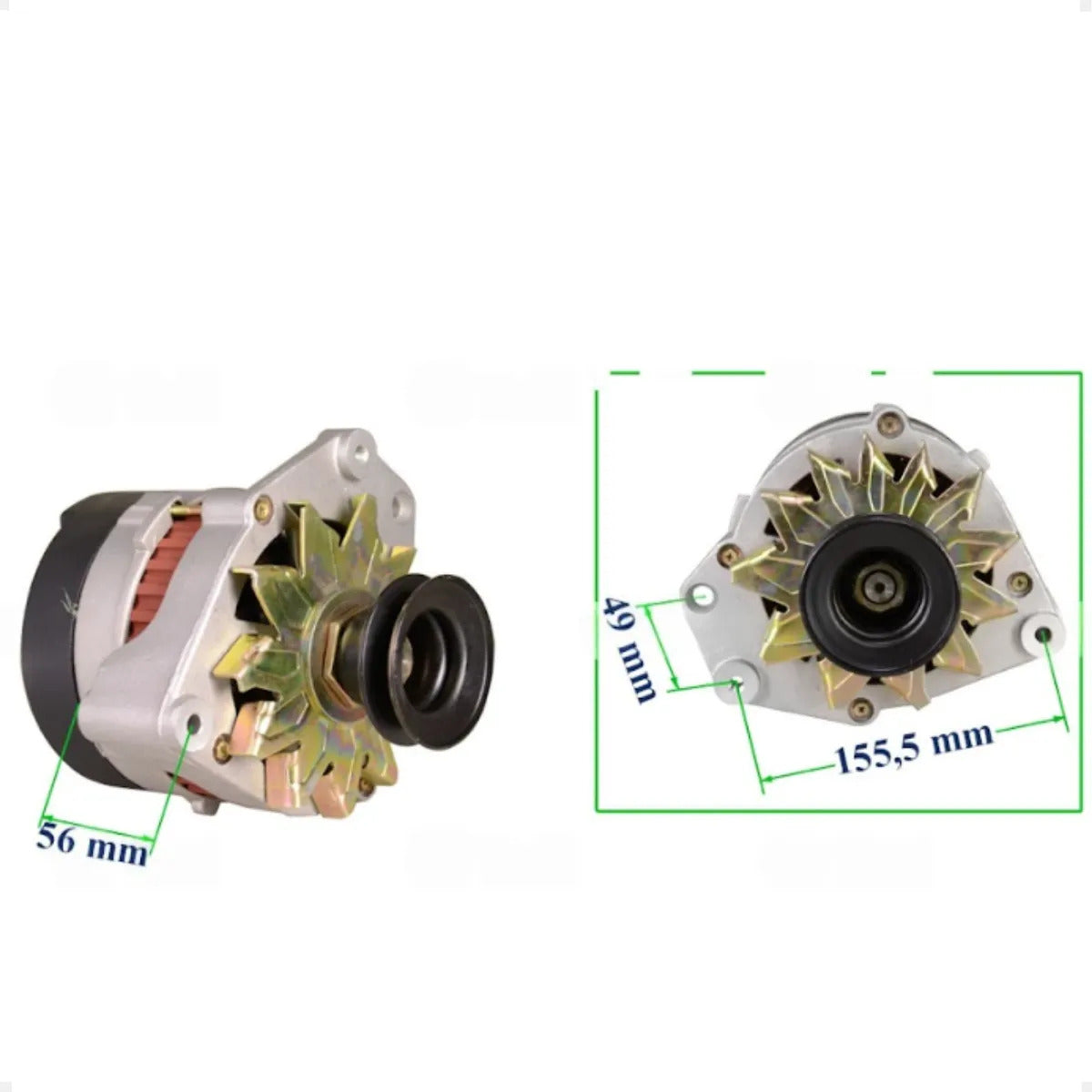 Alternador Gol Parati Santana Com Ar 12v 90a