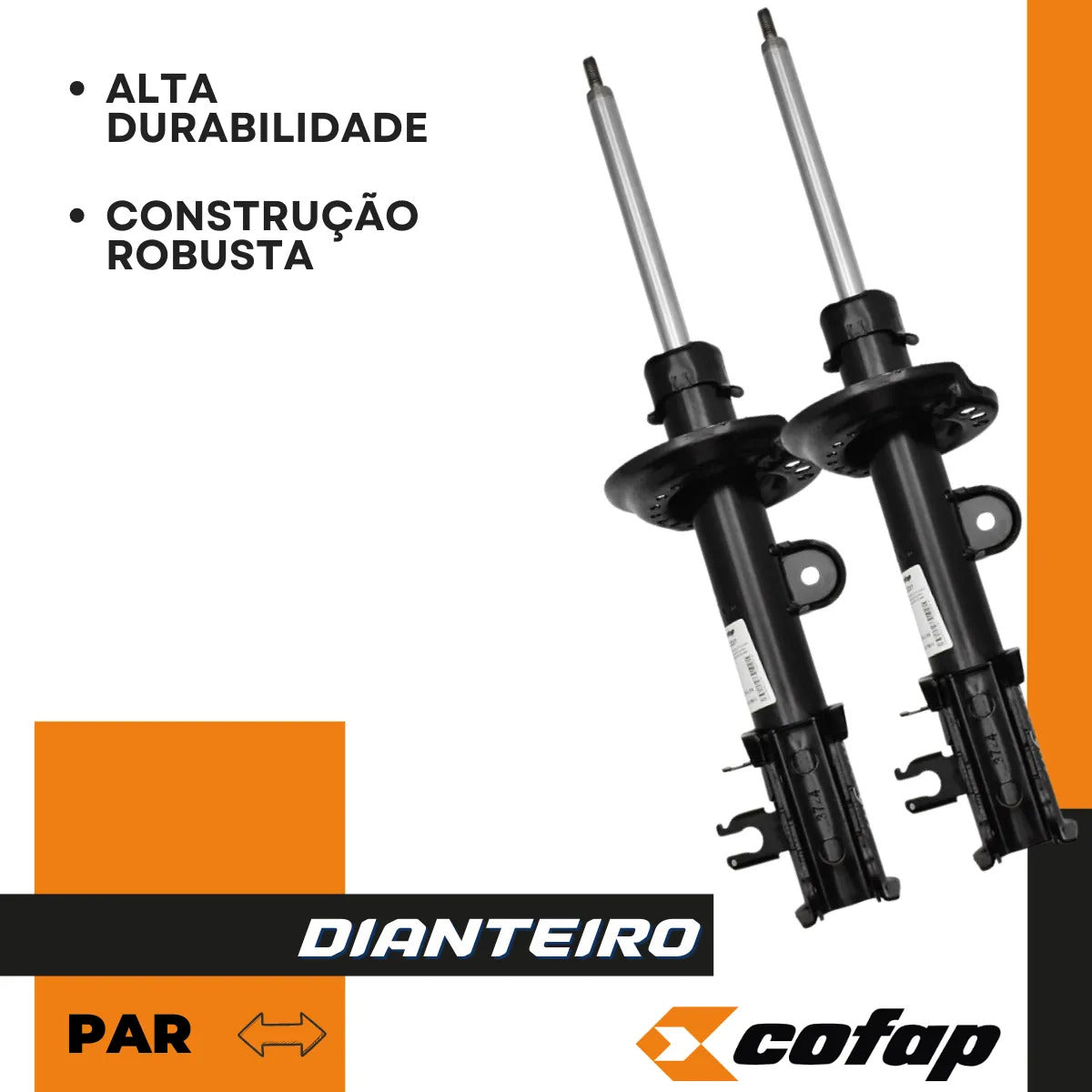 Par Amortecedor Dianteiro Toro 2.0 Flex/diesel Cofap