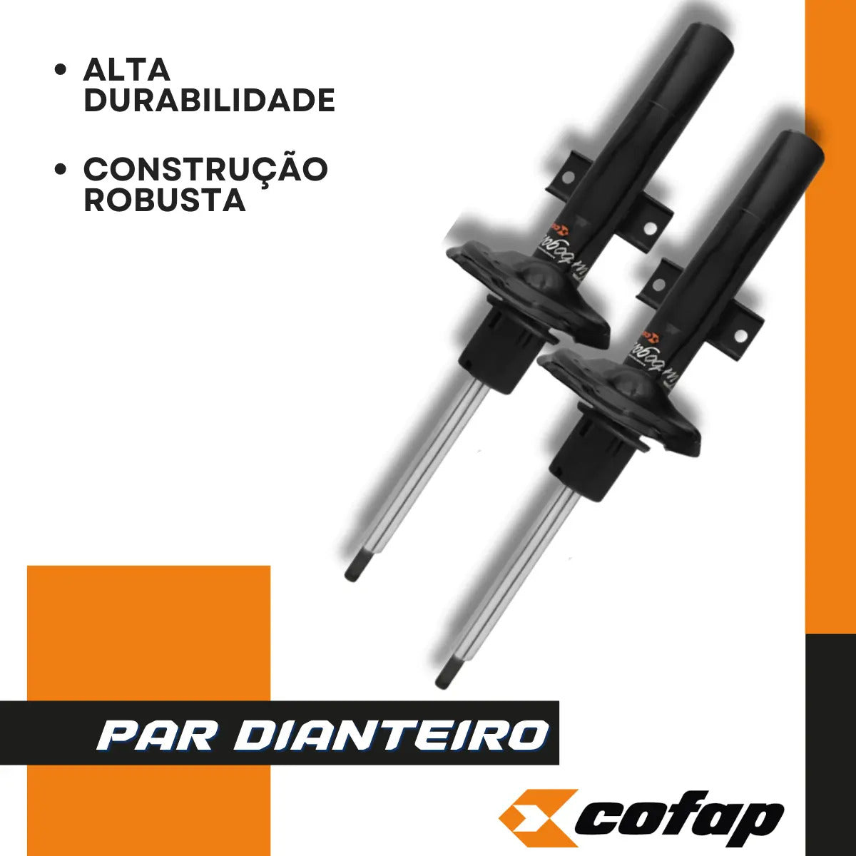 Par Amortecedor Dianteiro T-cross 2020 21 22 Em Diante Cofap