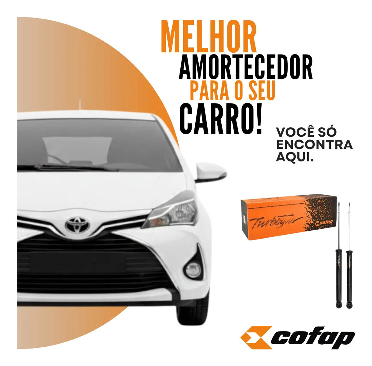 Par Amortecedor Traseiro Yaris 2018 Em Diante - Cofap