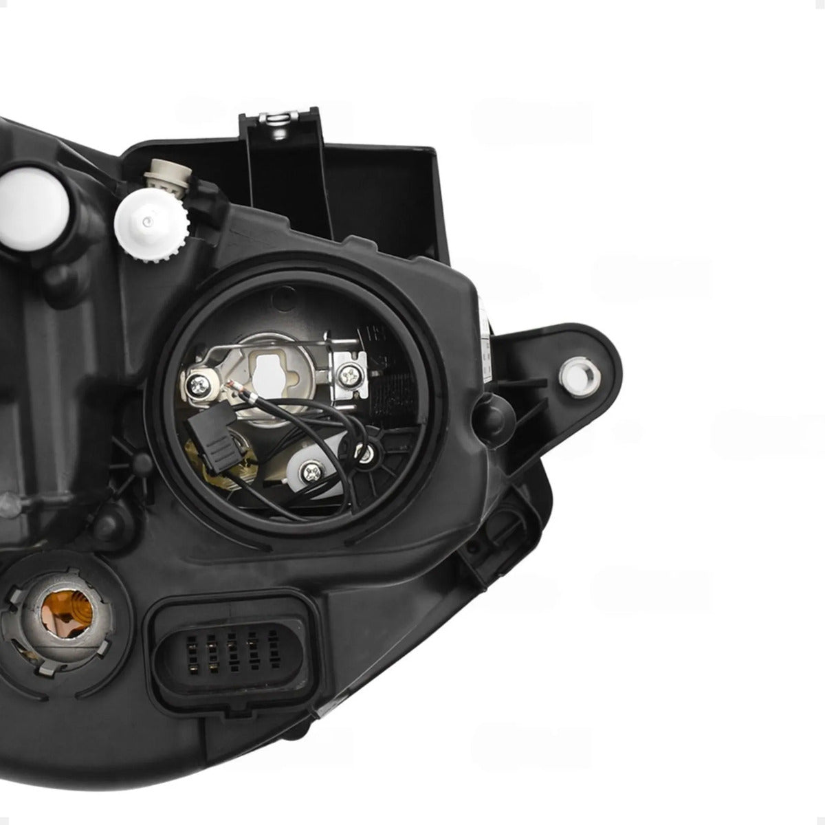 Farol Fox 2015 A 2018 Foco Duplo Máscara Negra H7 H1 Arteb