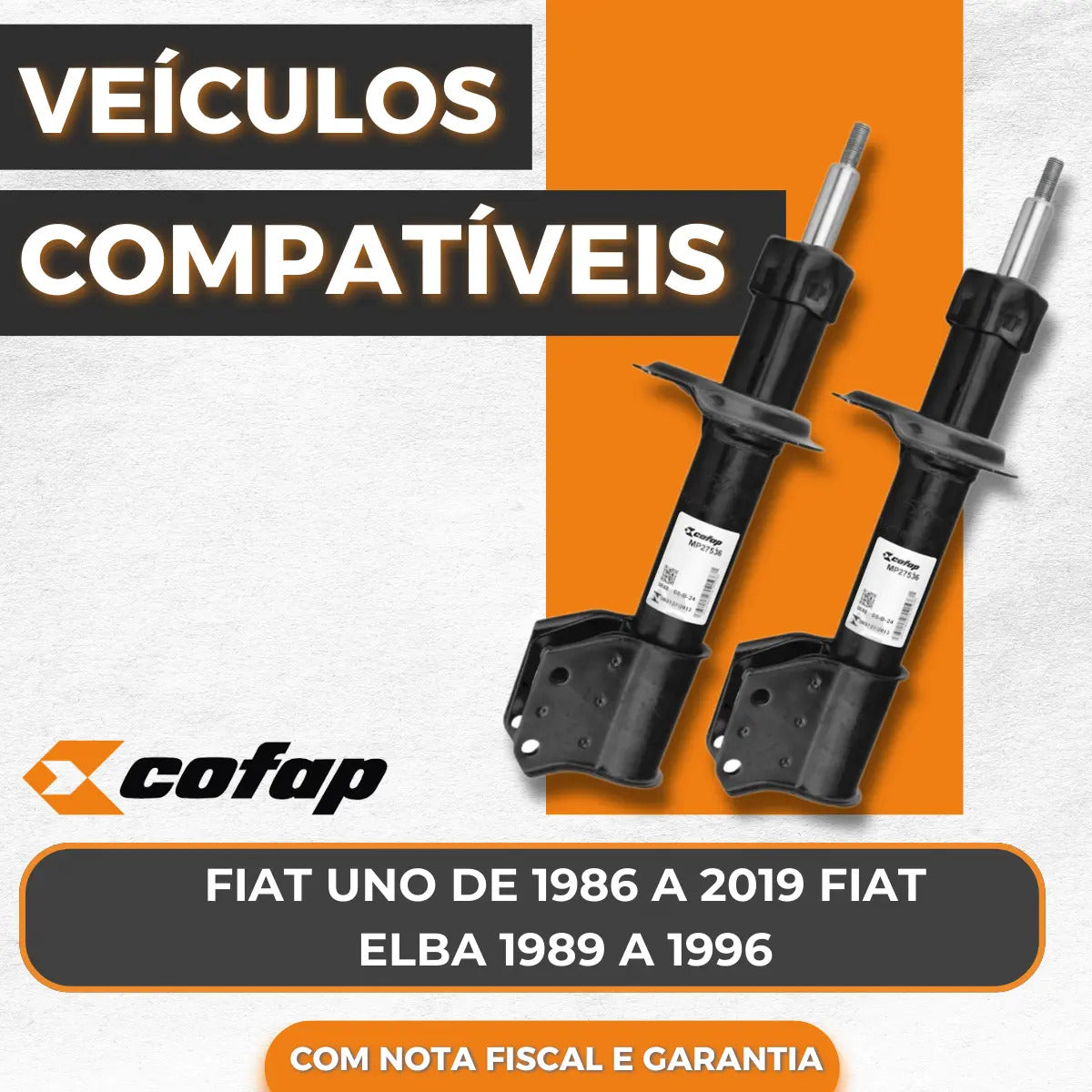 Par Amortecedor Dianteiro Premio Elba 1989 A 1996 Cofap