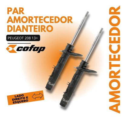 Par Amortecedor Dianteiro 208 2013 Automatico. - Cofap
