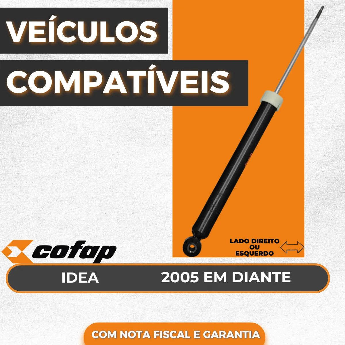 Amortecedor Original Cofap Idea 2005 A 2016 Exceto Adv