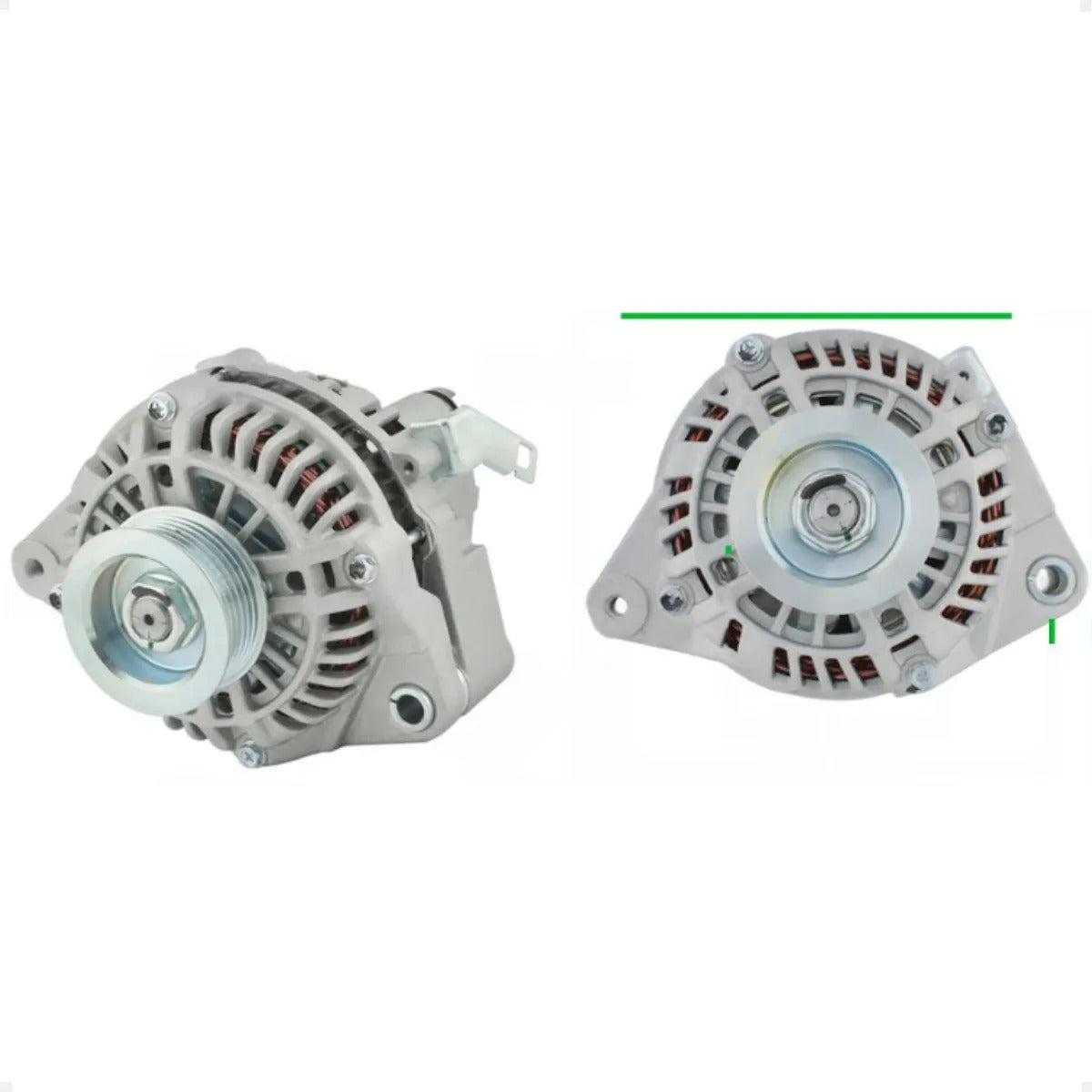 Alternador Civic 1.7 1.8 2001 A 2012 12v 70a Com Polia 6pk