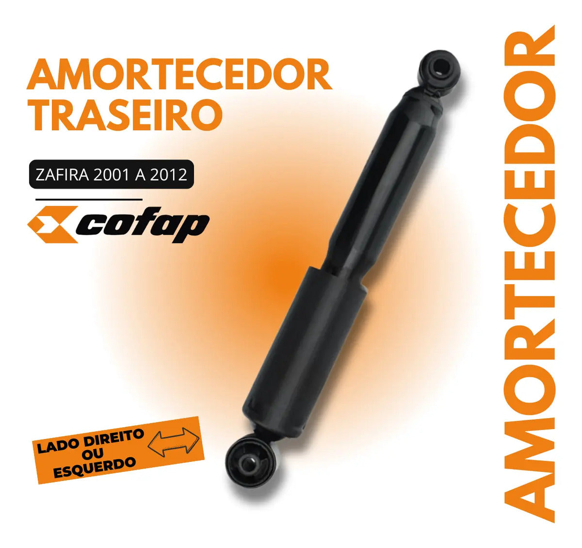 Amortecedor Traseiro Cofap Turbogas Gm Zafira 2.0 2009 Novo