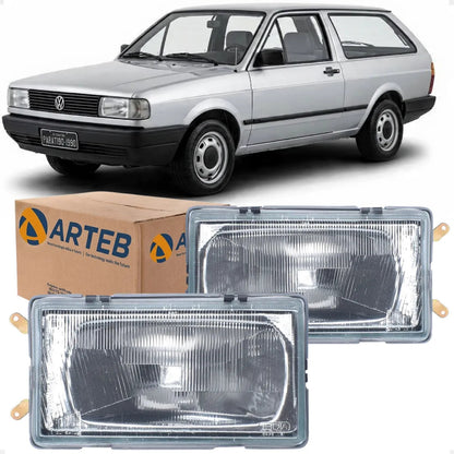 Farol Vw Gol Gts Saveiro Voyage Parati 1988 1989 1990 Arteb