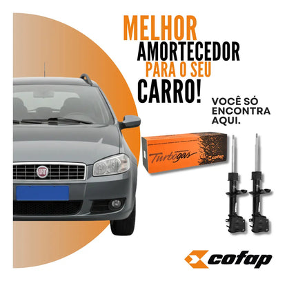Par Amortecedor Dianteiro Palio Fire 2004 Original Cofap