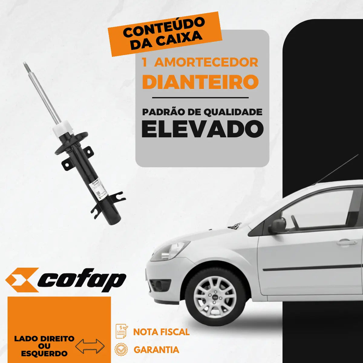 Amortecedor Dianteiro Ford Fiesta 2003 A 2014 Cofap Gp30231