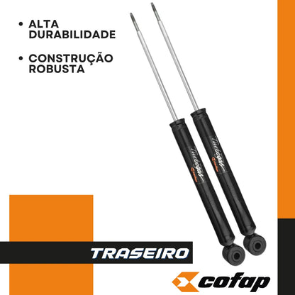 Par Amortecedor Traseiro Original Cofap Sandero 2007 2008