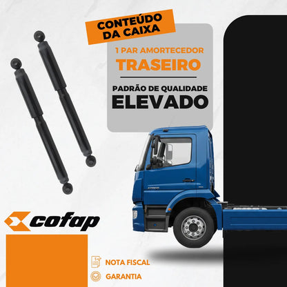 Par Amortecedor Traseiro Mb Atego 1419 1719 Cofap L.13754