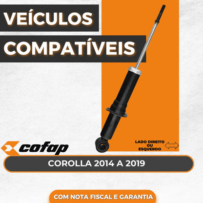 Amortecedor Traseiro  Corolla 2017 2018 Original Cofap