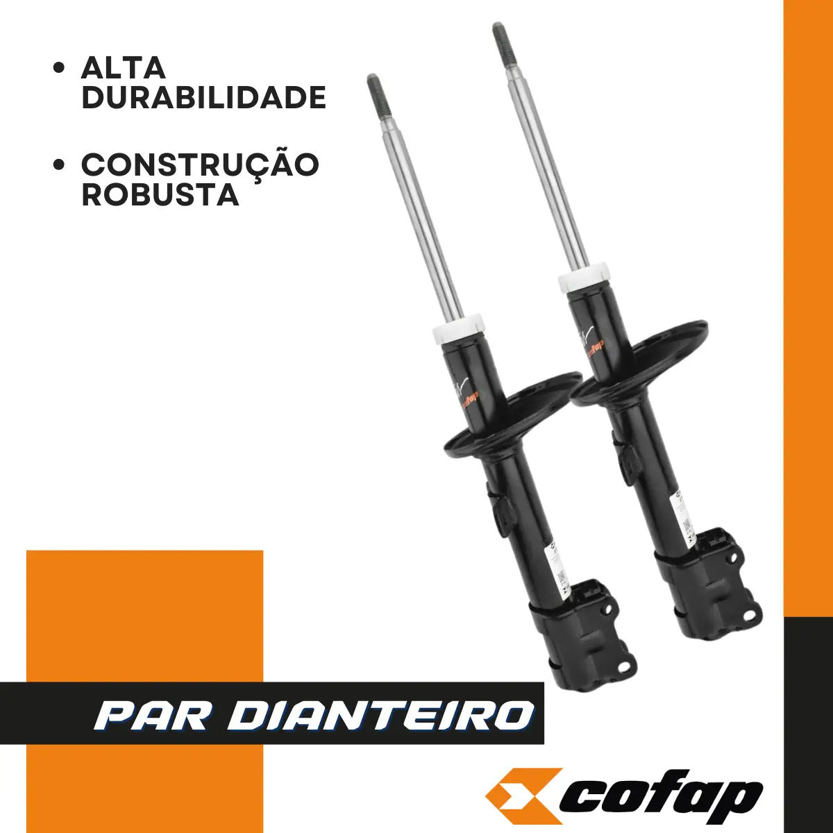 Par Amortecedor Dianteiro Duster Manual Até 2014 - Cofap