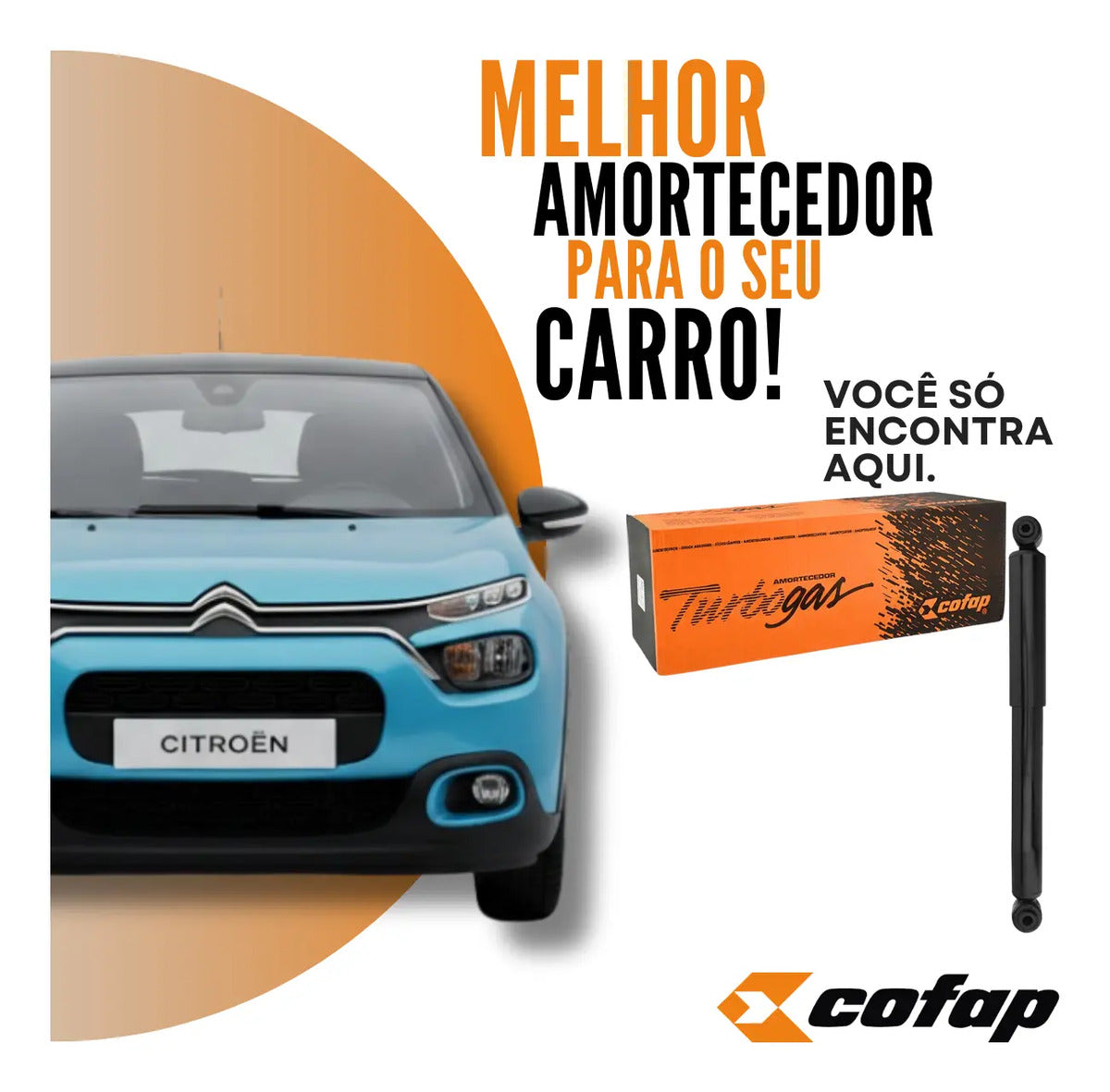 Amortecedor Traseiro Cofap C3 2013 A 2021