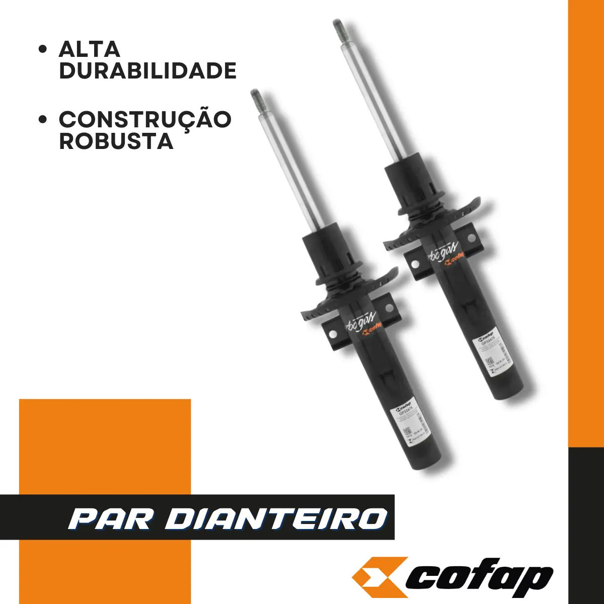 Par Amortecedor Dianteiro Spacefox 04 A 17 Cofap Original