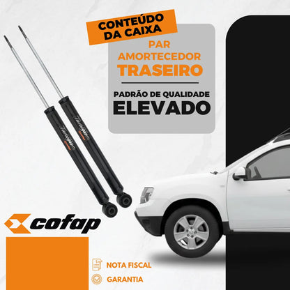 Par Amortecedor Traseiro Renault Duster 2016 Original Cofap