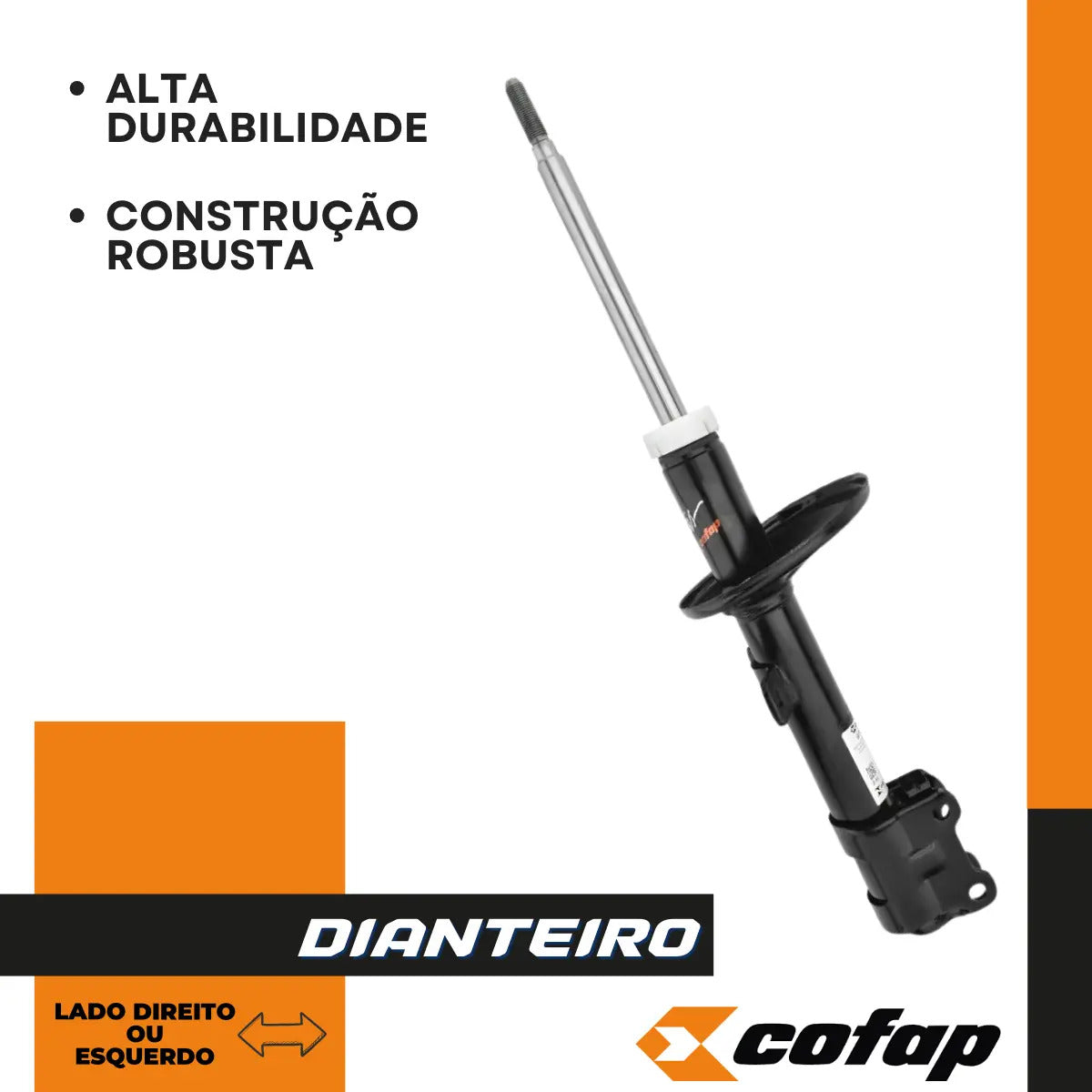 Amortecedor Dianteiro Captur 2017 Em Diante - Cofap