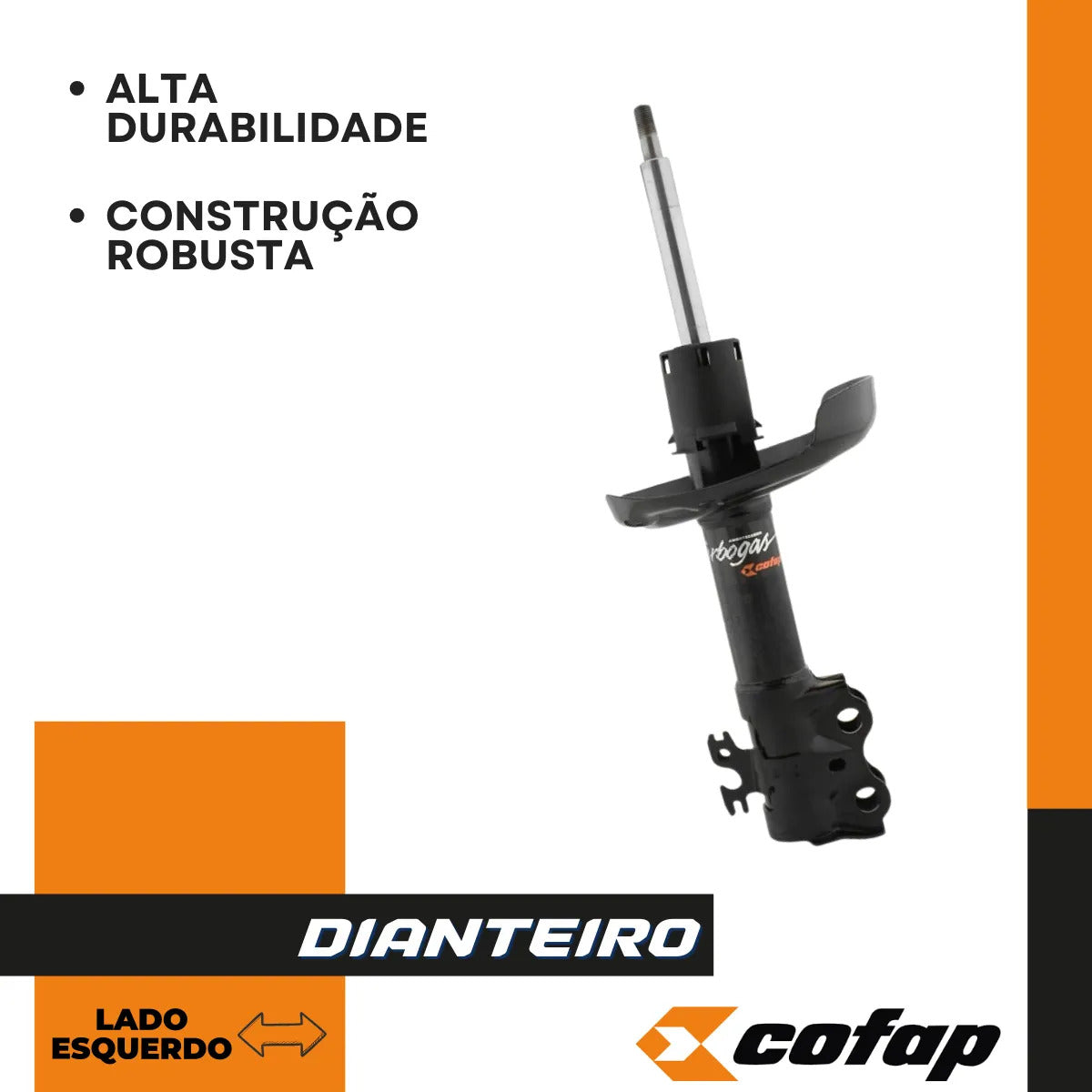 Amortecedor Dianteiro Esquerdo - Cofap - Gp33413