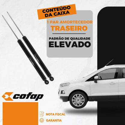 Par Amortecedor Traseiro Ecosport 2013 2014 Original Cofap