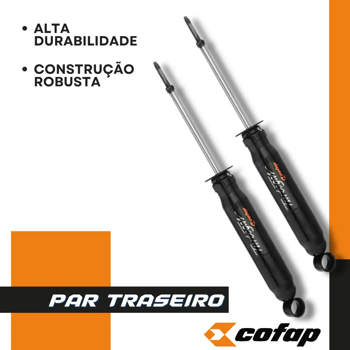 Par Amortecedor Traseiro Cofap Caravan 1987 A 90 91 92 1993