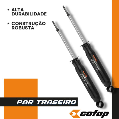 Par Amortecedor Traseiro Cofap Caravan 1987 A 90 91 92 1993
