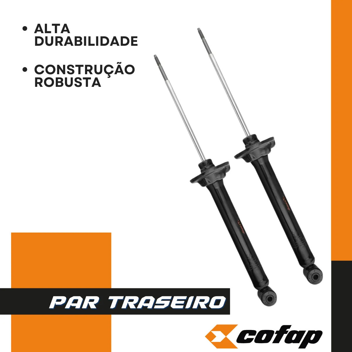 Par Amortecedor Traseiro Verona 93/96 Logus Pointer Cofap