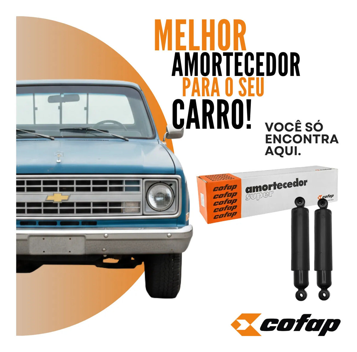 Par Amortecedor Traseiro A10 C10 D10 A20 C20 D20 Cofap