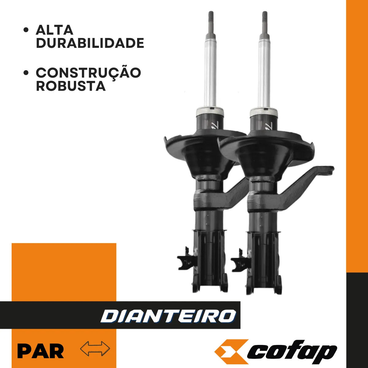 Par Amortecedor Turbogas Cofap Gp35977m - Gp35978m