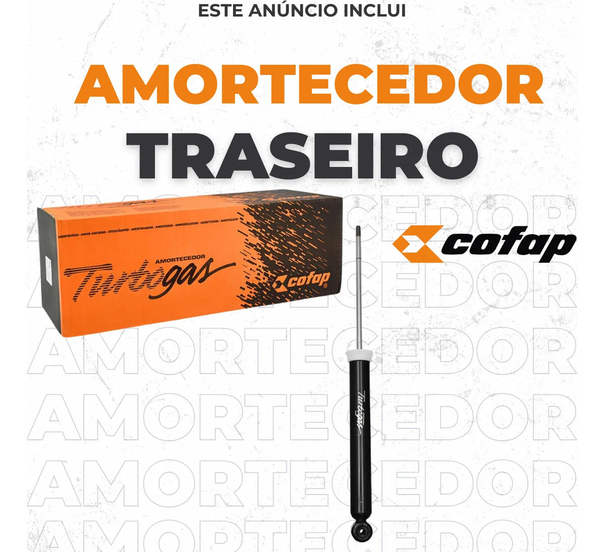 Amortecedor Traseiro Mobi 1.0 Flex Original Cofap