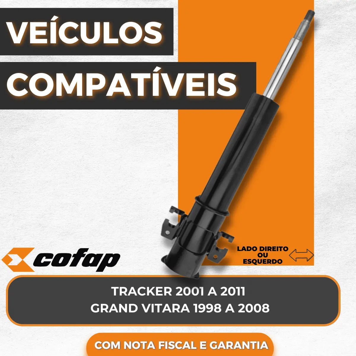 Amortecedor Dianteiro Grand Vitara 98/08 Mp35986m Cofap