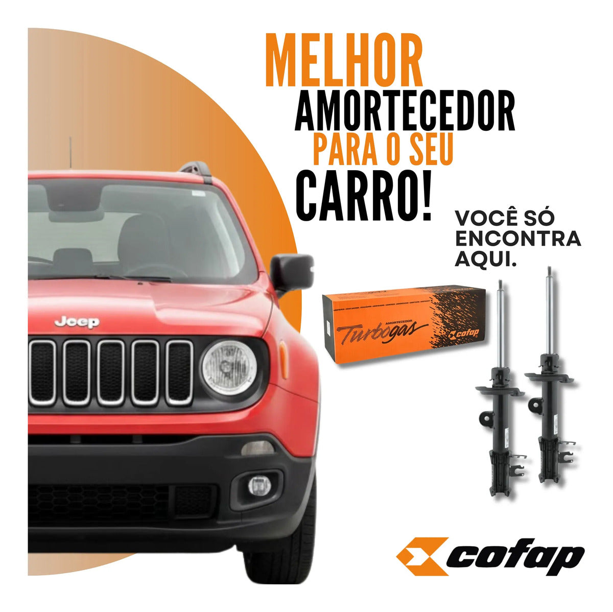 Par Amortecedor Traseiro Renegade 4x2 2015 Em Diante Cofap