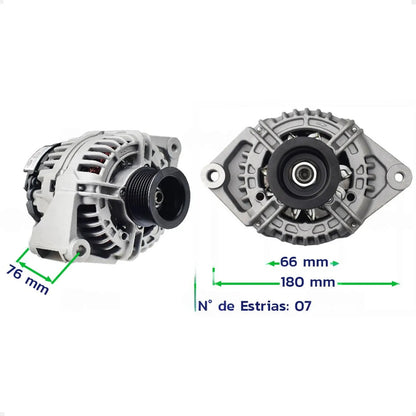 Alternador Corolla Fielder 1.8 16v 2002 A 2008 12v90a8pk