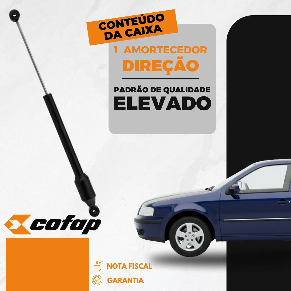 Amortecedor Direção Gol Parati G1 G2 G3 G4 Voyage Cofap